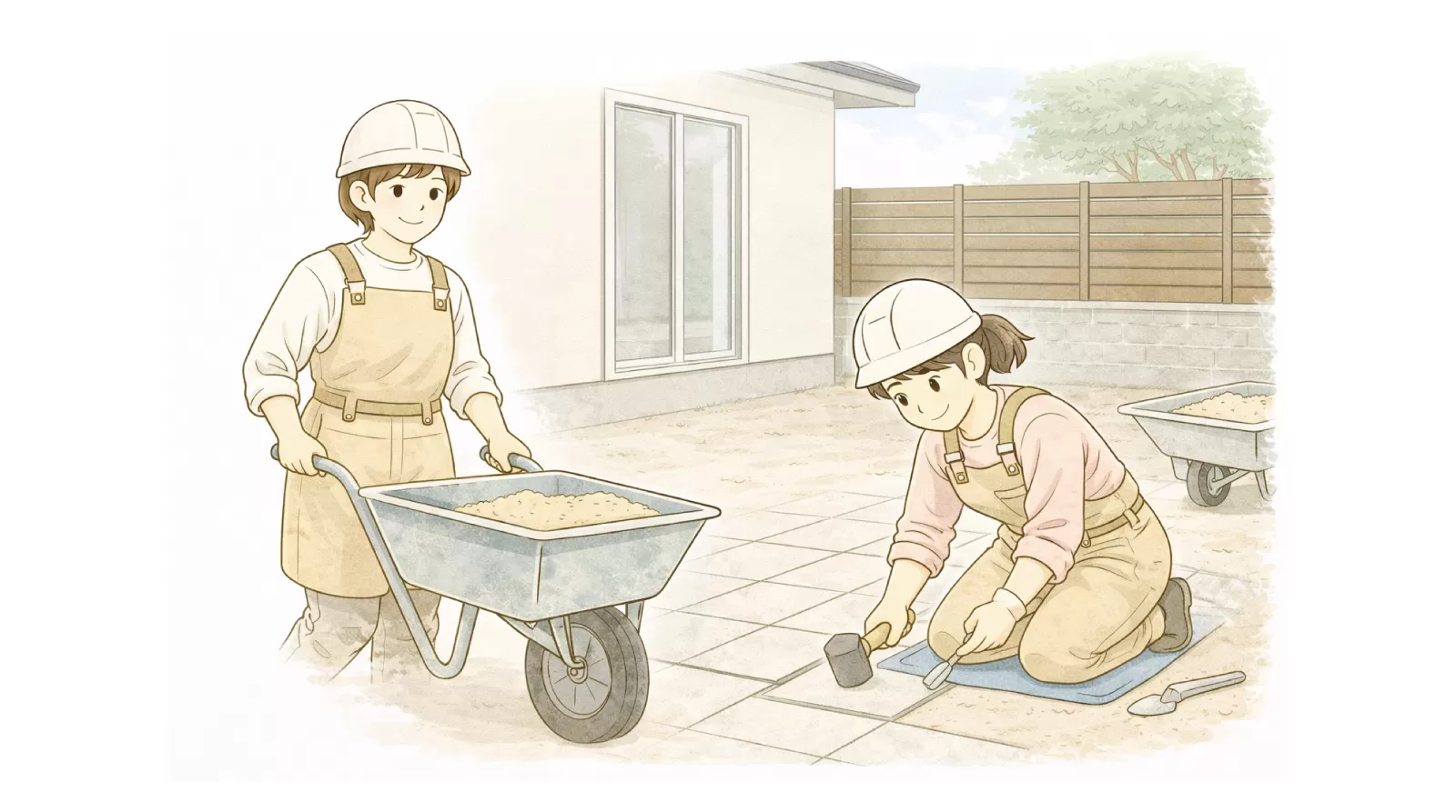 愛想よく明るい女性スタッフも現場で大活躍