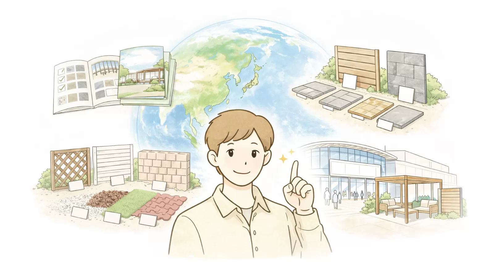 国内外の最新資材でご提案